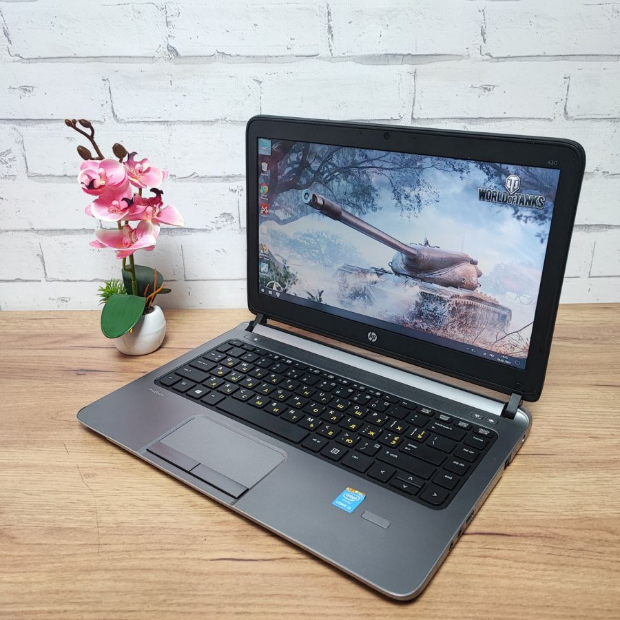 Ноутбук Б/В HP ProBook 430 G1, Intel Core i3-4005U, DDR3 8 GB, SSD 256GB, 12.5" HD [ProductHub SKU HP76]