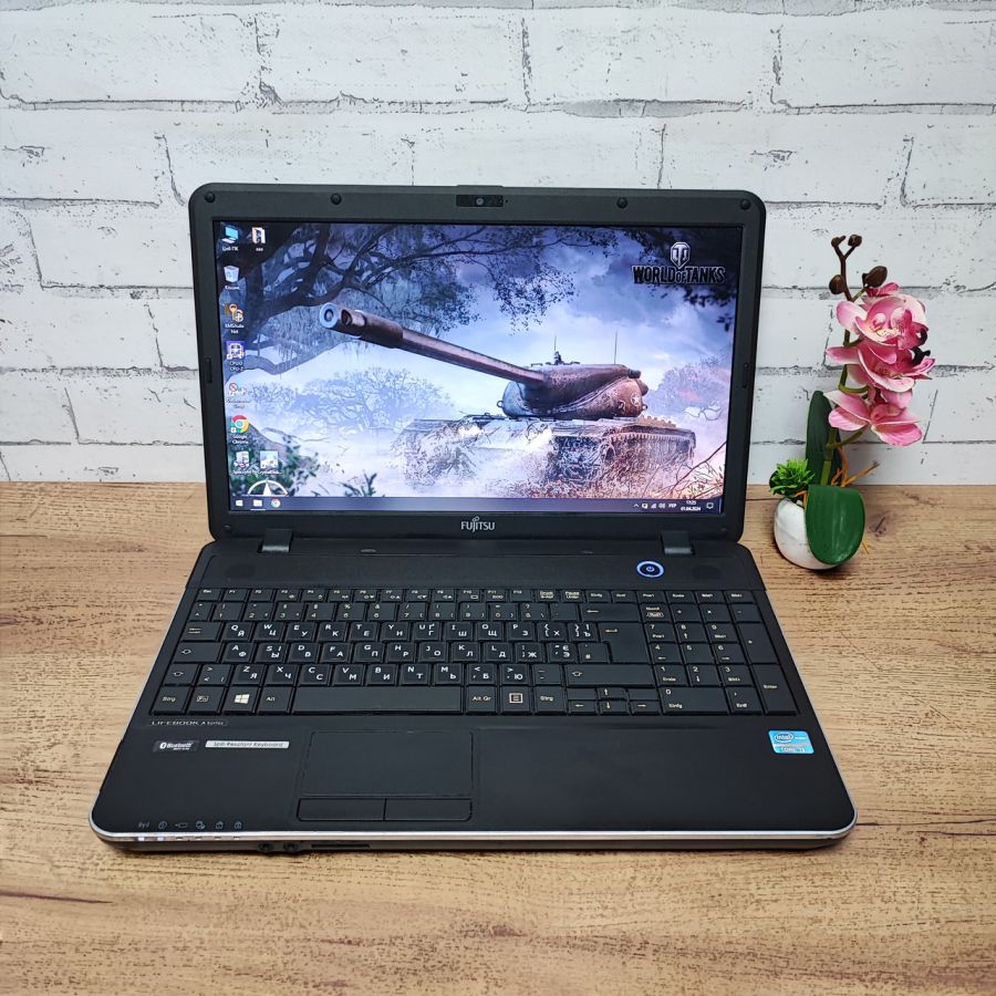 Ноутбук Б/В Fujitsu A512, Intel Core i3-3110M, DDR3 8 GB, SSD 128GB, 15.6" HD [ProductHub SKU F7]