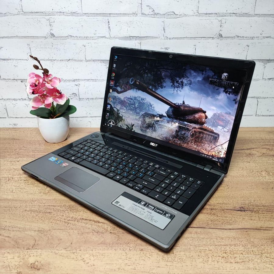 Ноутбук Б/В Acer Aspire 7745G, Intel Core i5-430M, DDR3 8 GB, SSD 128GB + HDD 500GB, AMD Radeon HD 5000 1Gb, 17.3" HD [ProductHub SKU Acer55]