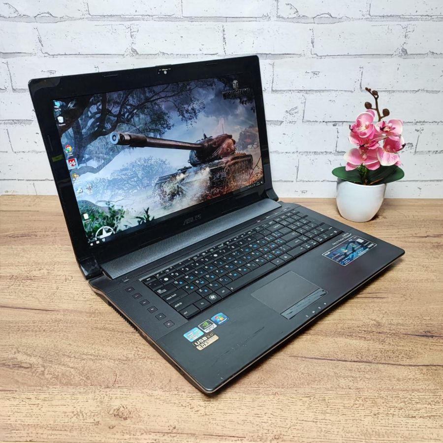 Ноутбук Б/В ASUS N73S, Intel Core i7-2670QM, DDR3 8 GB, SSD 256GB + HDD 320GB, NVIDIA GeForce GT 630M 2Gb, 17" Full HD [ProductHub SKU Asus57]