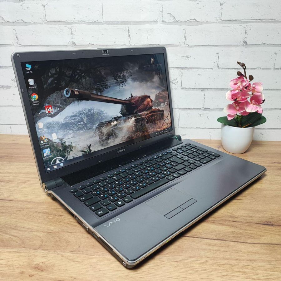 Ноутбук Б/В Sony PCG-8161M, Intel Core 2 Duo P7450, DDR2 4 GB, SSD 128GB, GT 512Mb, 17.3" [ProductHub SKU Sony12]