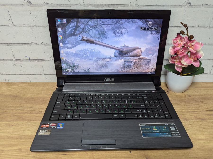 Ноутбук Б/В ASUS N53T, AMD A6-3420M, DDR3 8 GB, SSD 256GB, AMD Radeon HD 7600 2Gb, 15.6" HD [ProductHub SKU Asus73]