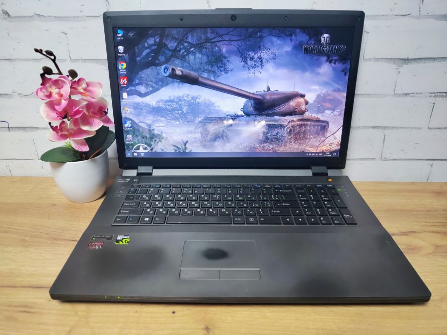 Уцінка! Ноутбук Б/В BTO W370ST, Intel Core i7-4700MQ, DDR3 12 GB, SSD 128GB + HDD 500GB, GTX 765M 2Gb, 17" [ProductHub SKU CLEVO3]