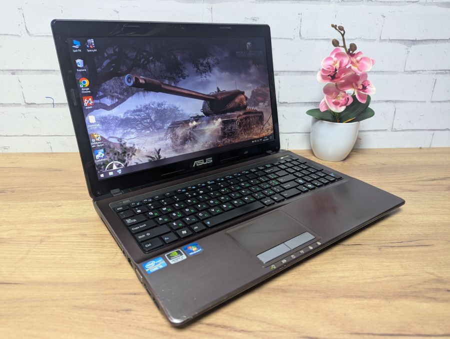 Ноутбук Б/В ASUS K53S, Intel Core i5-2430M, DDR3 8 GB, SSD 360GB, GT 520MX 1Gb, 15.6" [ProductHub SKU Asus87]