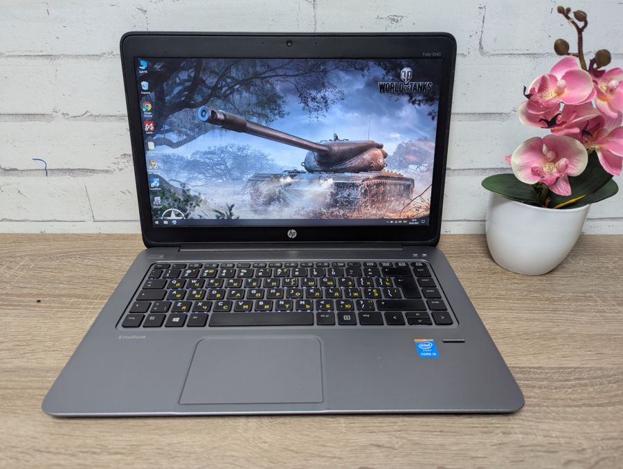 Ноутбук Б/В HP EliteBook Folio 1040 G2, Intel Core i5-5200U, DDR3 4 GB, SSD 128GB, 13.3" (1600x900x60Hz) [ProductHub SKU HP332]