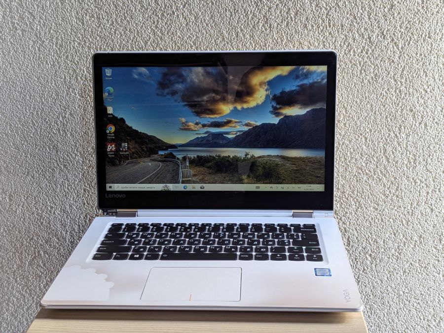 Уцінка! Ноутбук Б/В Lenovo Yoga 510, Intel Core i3-6100U, DDR4 8 GB, SSD 128GB, 14" Full HD Сенсор [ProductHub SKU L214]
