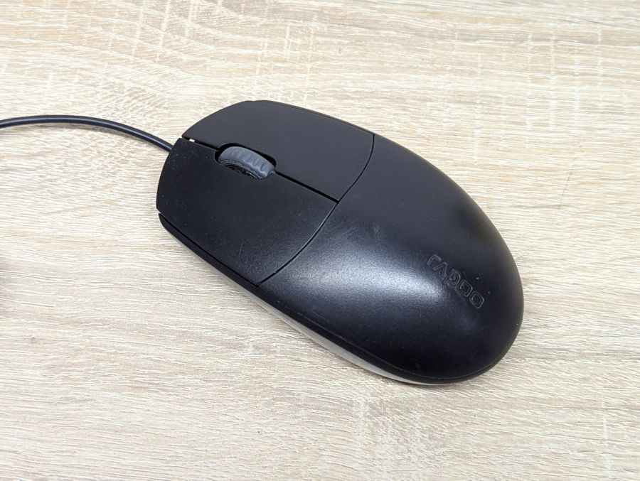 Новий Мишка Rappo N100 Black [ProductHub SKU Rappo N100]
