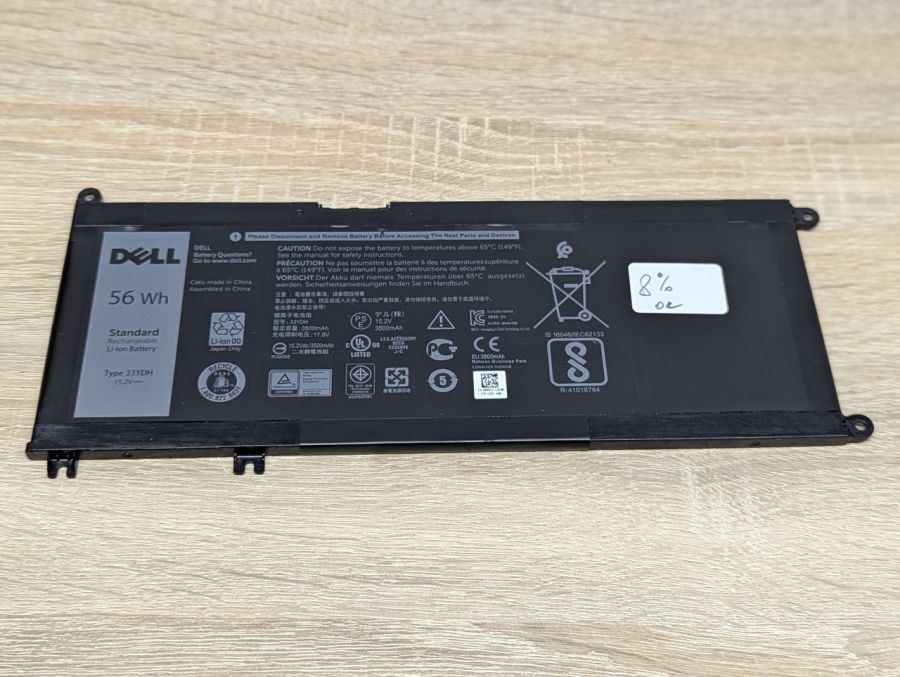 Б/В Оригінальна акумуляторна батарея Dell 33YDH [ProductHub SKU 33YDH-56]