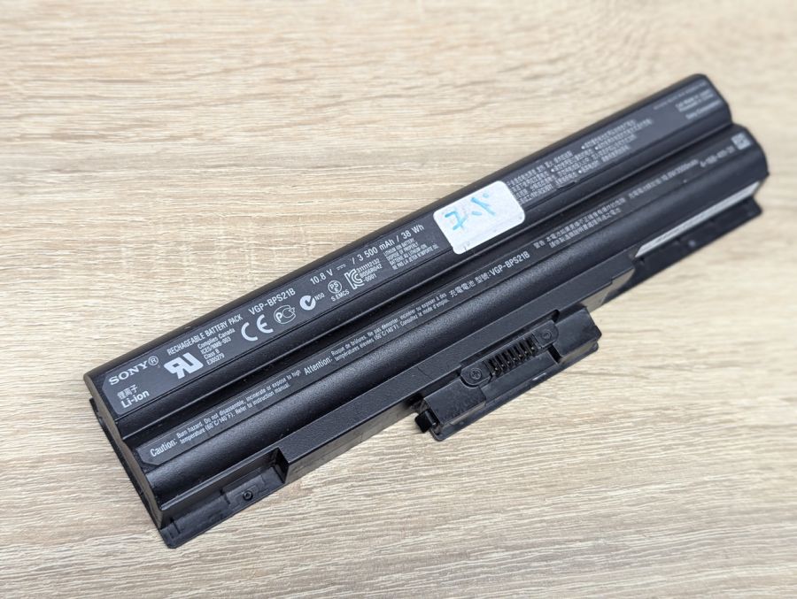 Б/В Оригінальна акумуляторна батарея Sony VGP-BPS21B [ProductHub SKU Sony-38]