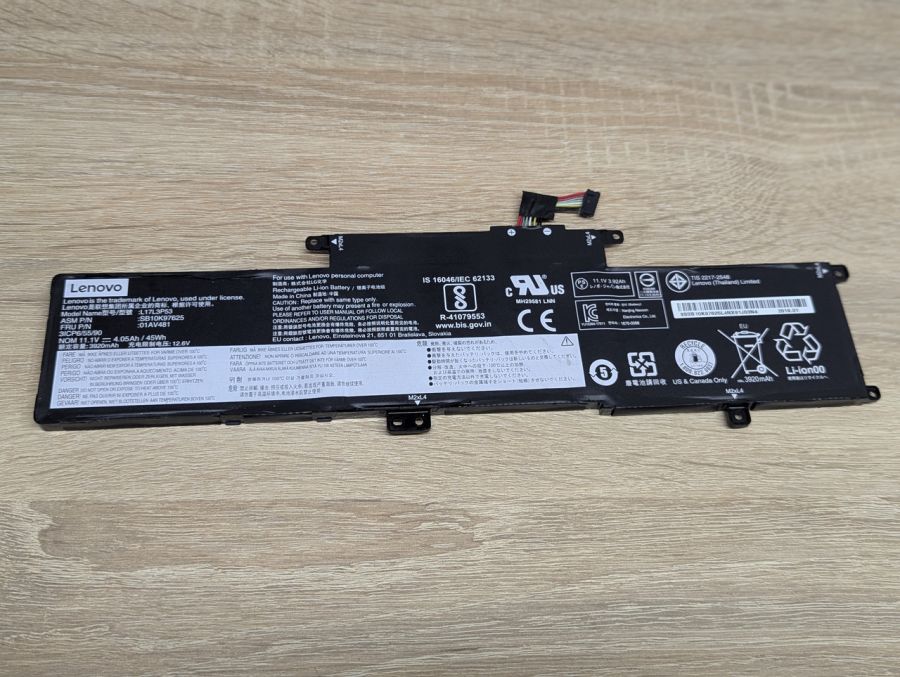 Б/В Акумуляторна батарея Lenovo L17L3P53 [ProductHub SKU L17L3P53-20]