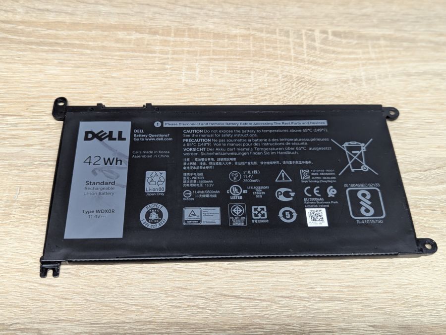 Б/В Оригінальна акумуляторна батарея Dell WDXOR [ProductHub SKU WDXOR-20]