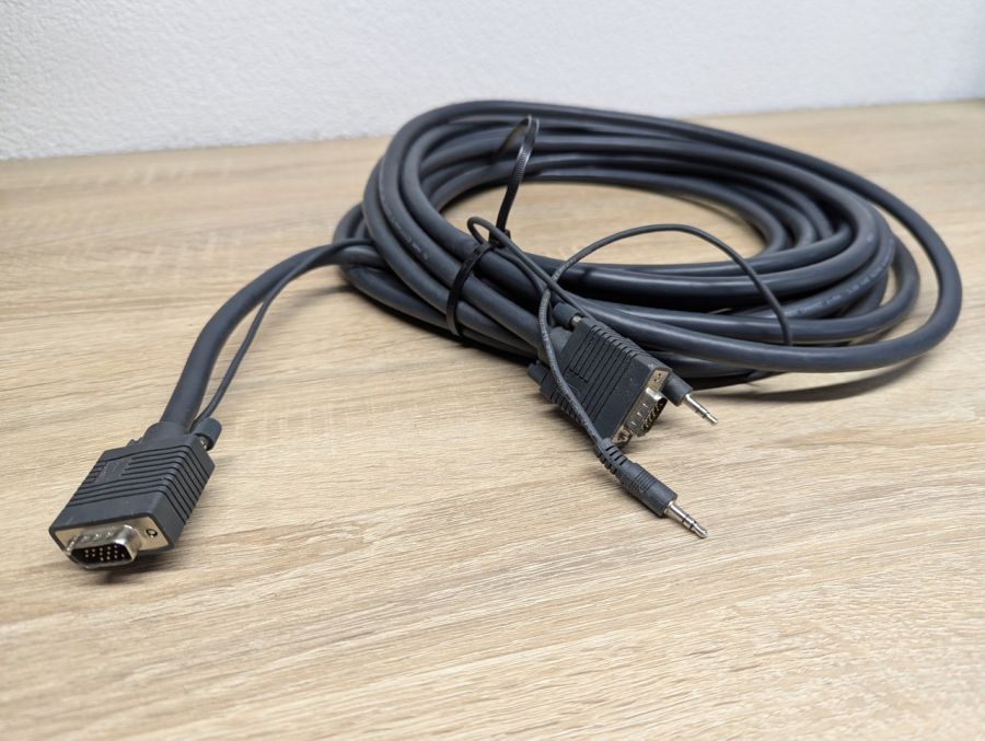 Б/В Кабель Kramer 2 VGA + 2 аудіо 3,5 мм [ProductHub SKU Kramer]