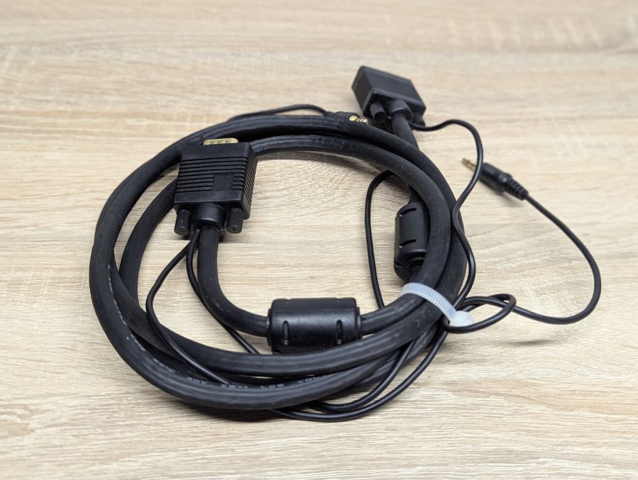 Б/В Кабель 2 VGA + 2 аудіо 3,5 мм [ProductHub SKU 2 VGA-3.5]