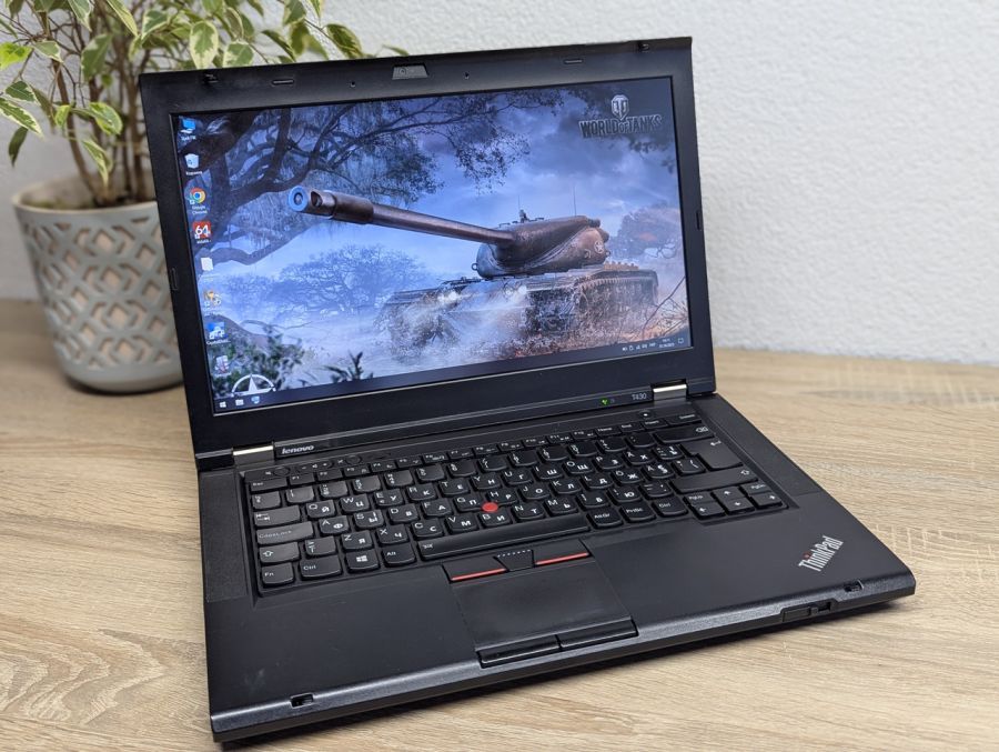 Ноутбук Б/В Lenovo Think Pad T430, Intel Core i5-3320M, DDR3 12 GB, SSD 167GB, 14" HD [ProductHub SKU L317]