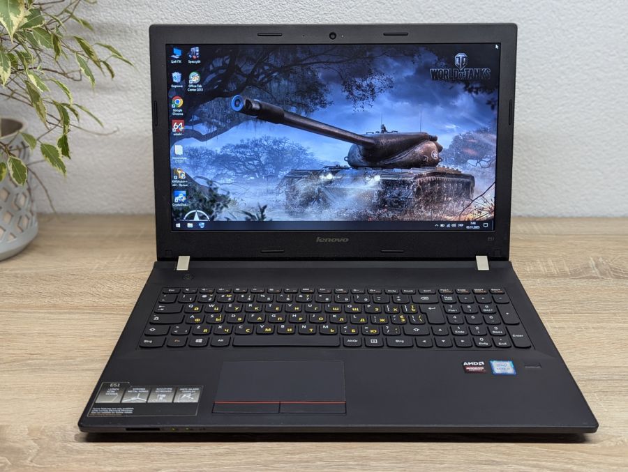 Уцінка! Ноутбук Б/В Lenovo E51-80, Intel Core i7-6500U, DDR3 16 GB, SSD 256GB, AMD Radeon R5 M330, 15.6" [ProductHub SKU L319]