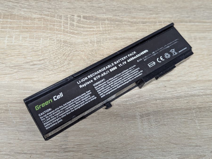 Б/В Акумуляторна батарея Green Cell BTP-ARJ1(Acer) [ProductHub SKU BTP-ARJ1]