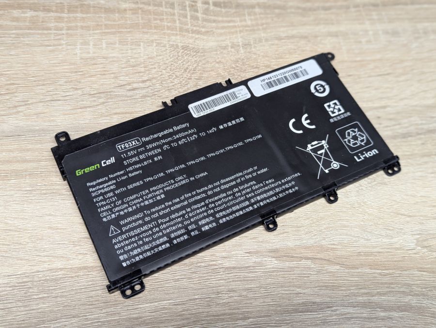 Б/В Акумуляторна батарея Green Cell TF03XL (HP) [ProductHub SKU TF03XL]
