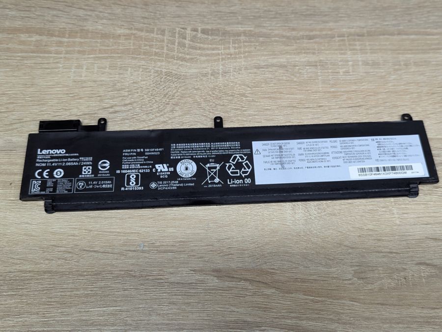 Б/В Оригінальна акумуляторна батарея Lenovo SB10F46461 [ProductHub SKU F46461]