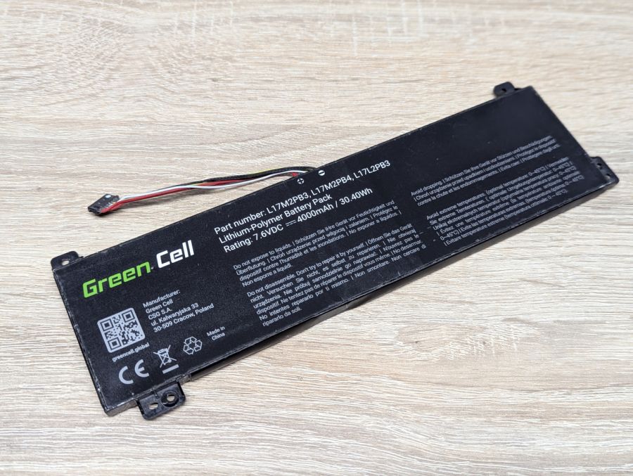 Б/В Акумулятор Green Cell L17M2PB3 [ProductHub SKU GC-2PB3]