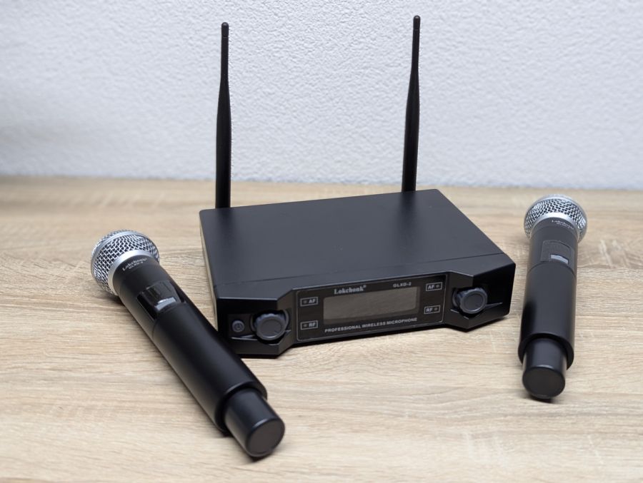 Новий Професійна бездротова мікрофонна система Lokchonk GLXD-2 [ProductHub SKU GLXD-2]