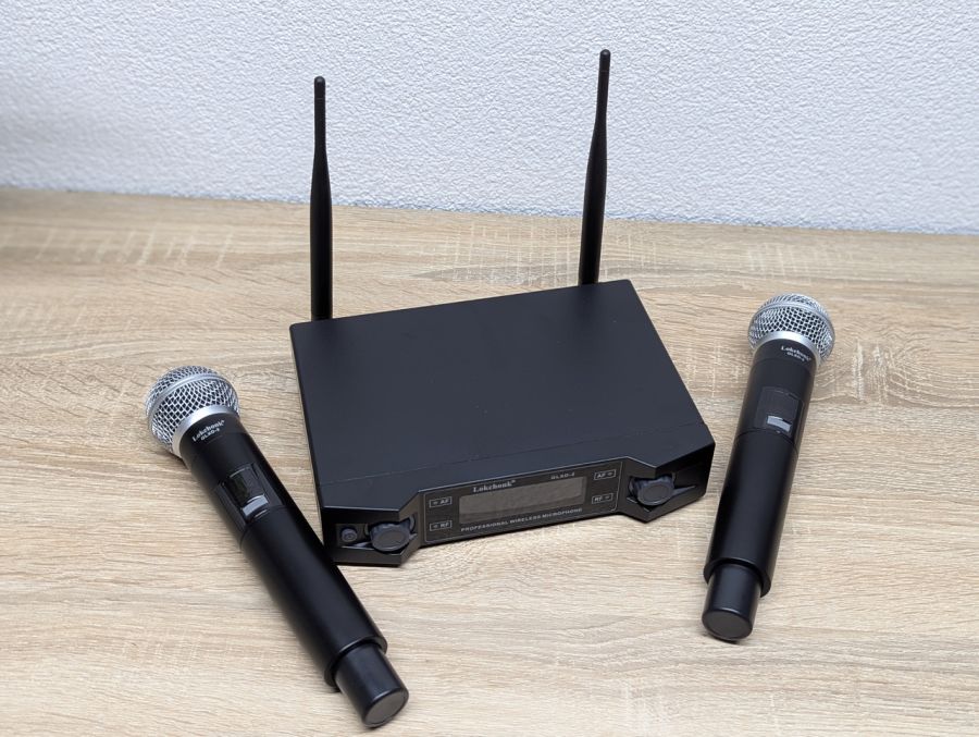 Новий Професійна бездротова мікрофонна система Lokchonk GLXD-2 [ProductHub SKU GLXD-2]