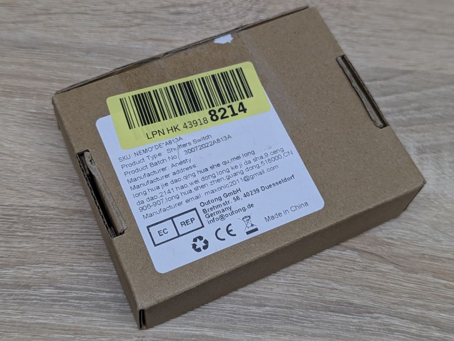 Новий Модуль приймач для ролет, штор A813A [ProductHub SKU A813A]