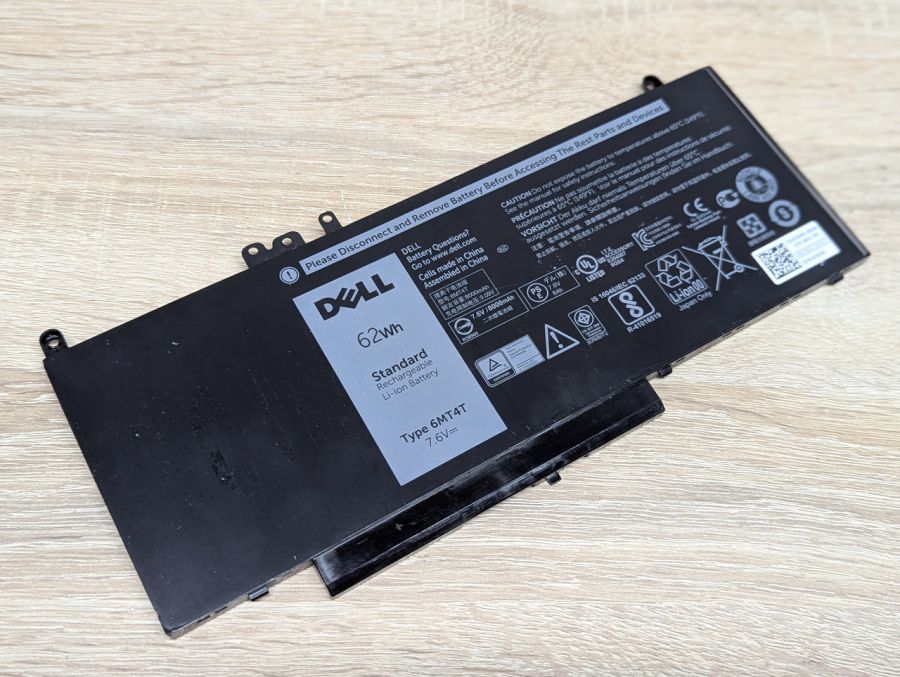 Б/В Оригінальна акумуляторна батарея Dell 6MT4T [ProductHub SKU 6MT4T]