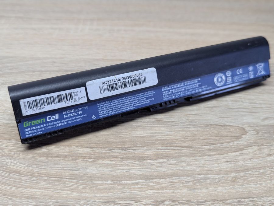 Б/В Акумуляторна батарея Green Cell AL12B32 [ProductHub SKU AL12B32]