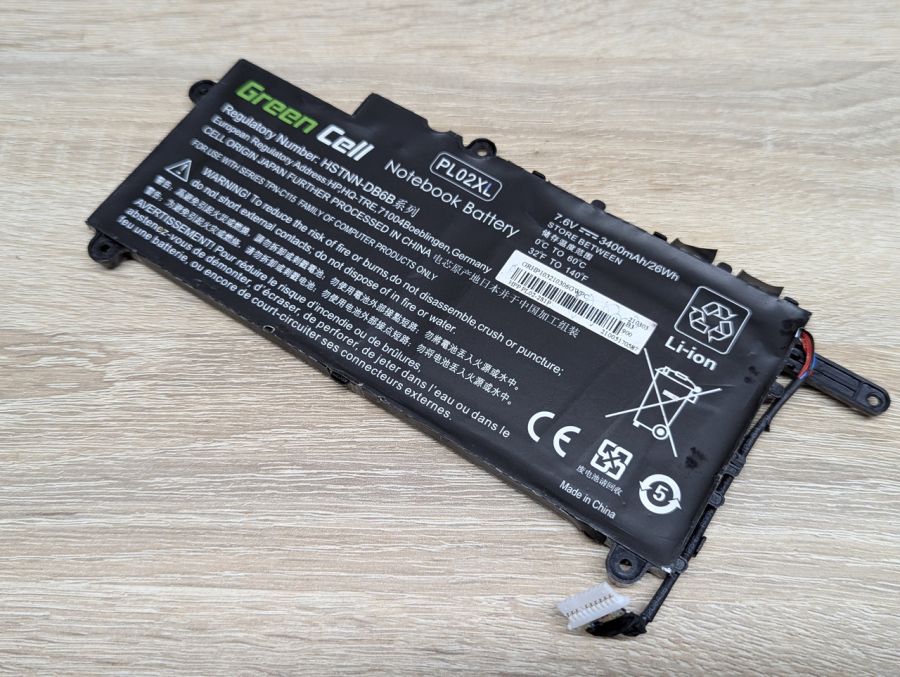 Б/В Акумуляторна батарея Green Cell PL02XL
