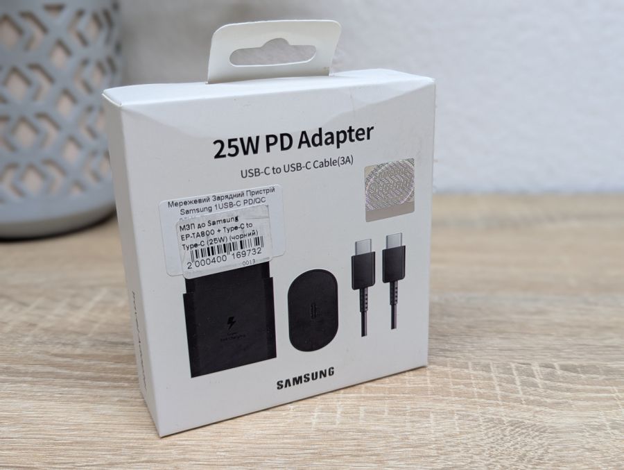 Новий Зарядний пристрій Samsung 25W PD Adapter [ProductHub SKU Samsung 25W]