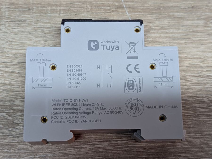 Новий Розумний Wi-Fi автоматичний вимикач Tongou TO-Q-SY1-JWT [ProductHub SKU Tongou]