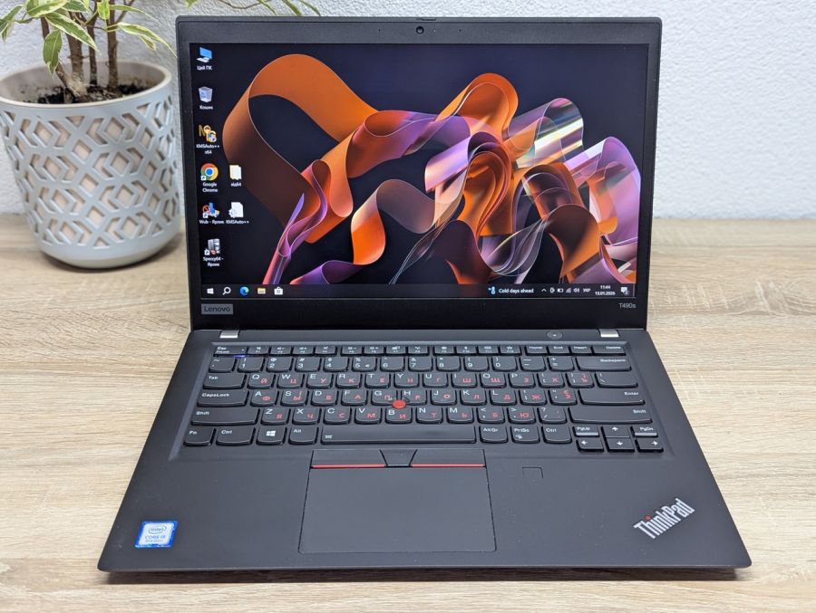 Уцінка! Ноутбук Б/В Lenovo ThinkPad T490S, Intel Core i5-8265U, DDR3 8 GB, SSD 256GB, 14" Full HD [ProductHub SKU L401]