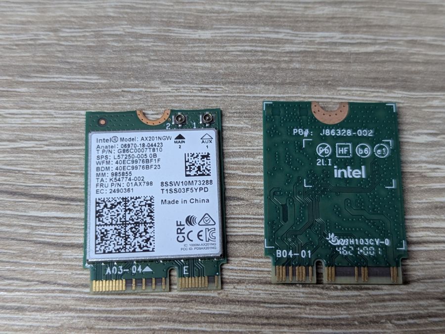 Б/В Модуль Wi-Fi Intel AX201NGW [ProductHub SKU AX201NGW]