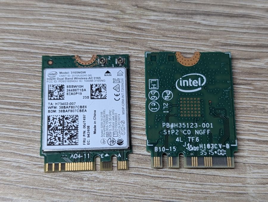 Б/В Wi-fi модуль Intel Dual Band Wireless-AC 3165 \ 3165NGW [ProductHub SKU AC 3165]