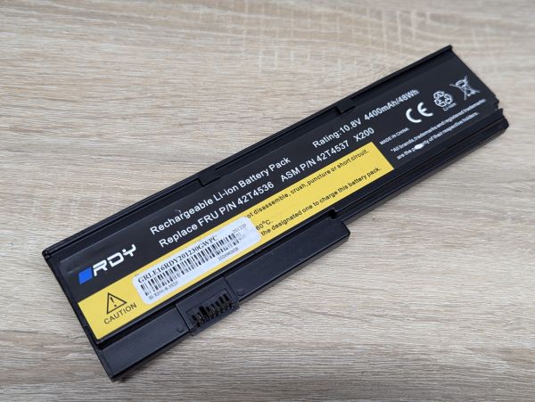 Б/В Акумуляторна батарея RDY 42T4536,42T4537 (lenovo X200) [ProductHub SKU RDY-T4536]