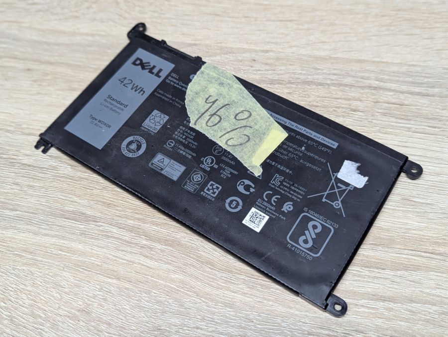Б/В Оригінальна акумуляторна батарея Dell WDX0R [ProductHub SKU WDX0R-50]
