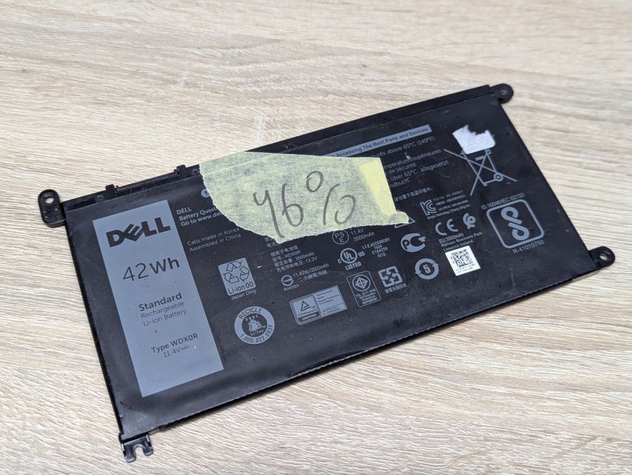 Б/В Оригінальна акумуляторна батарея Dell WDX0R [ProductHub SKU WDX0R-50]