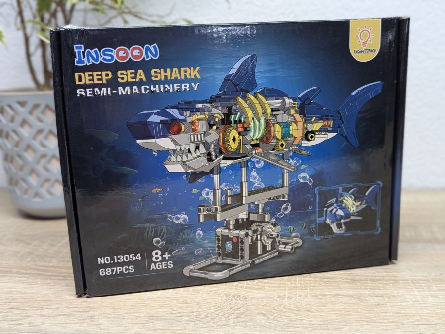 Новий Конструктор Insoon Deep Sea Shark Semi-Machinery [ProductHub SKU 13054(5)]