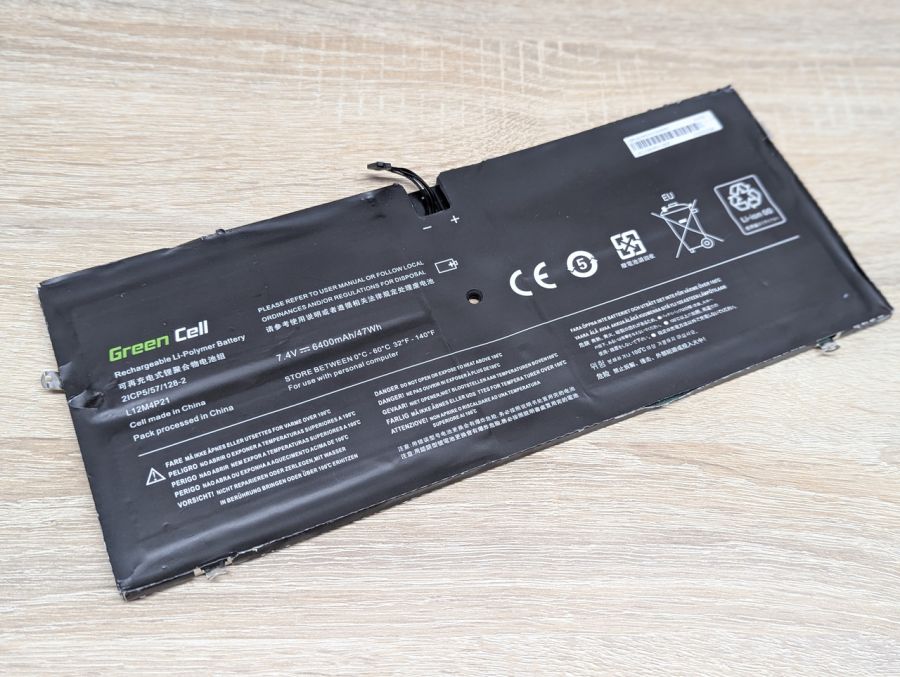 Б/В Акумуляторна батарея Green Cell L12M4P21 [ProductHub SKU GC-M4P21]
