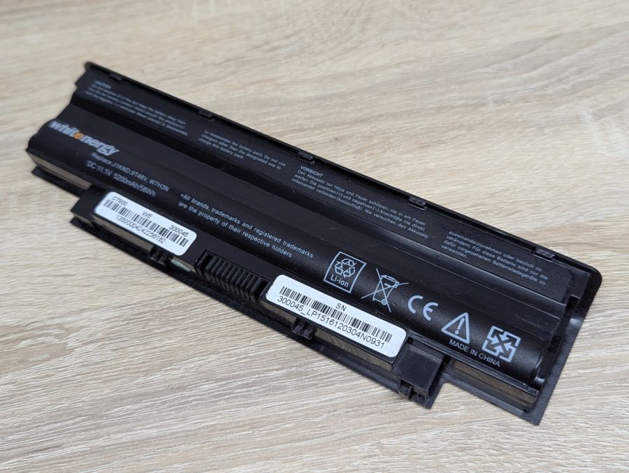 Б/В Акумуляторна батарея Whitenergy J1KND,9T48V,W7H3N [ProductHub SKU J1KND-58]