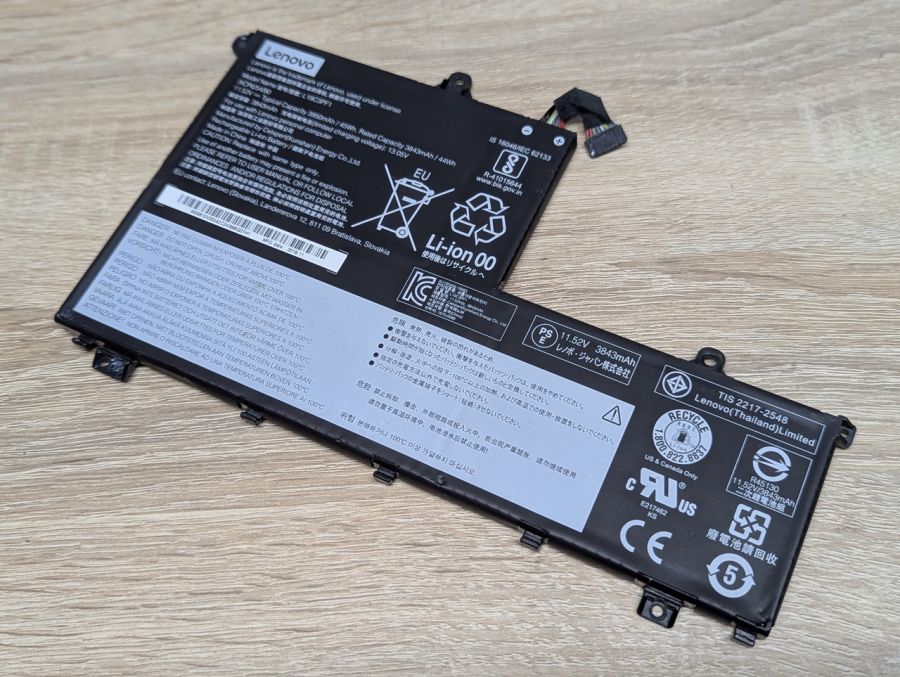 Б/В Оригінальна акумуляторна батарея Lenovo L19C3PF1 [ProductHub SKU L19C3PF1]