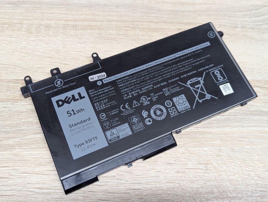 Б/В Оригінальна акумуляторна батарея Dell 93FTF [ProductHub SKU 93FTF]