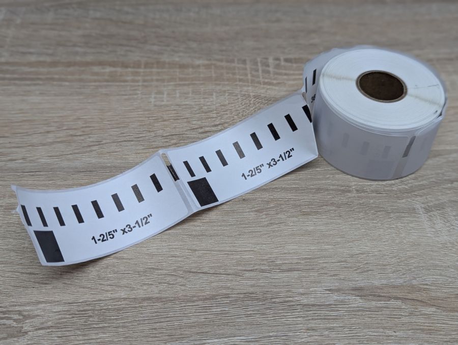 Новий Етикетки Betckey 1-2/5"x3-1/2" для принтерів Dymo LabelWriter [ProductHub SKU Betckey(1)]