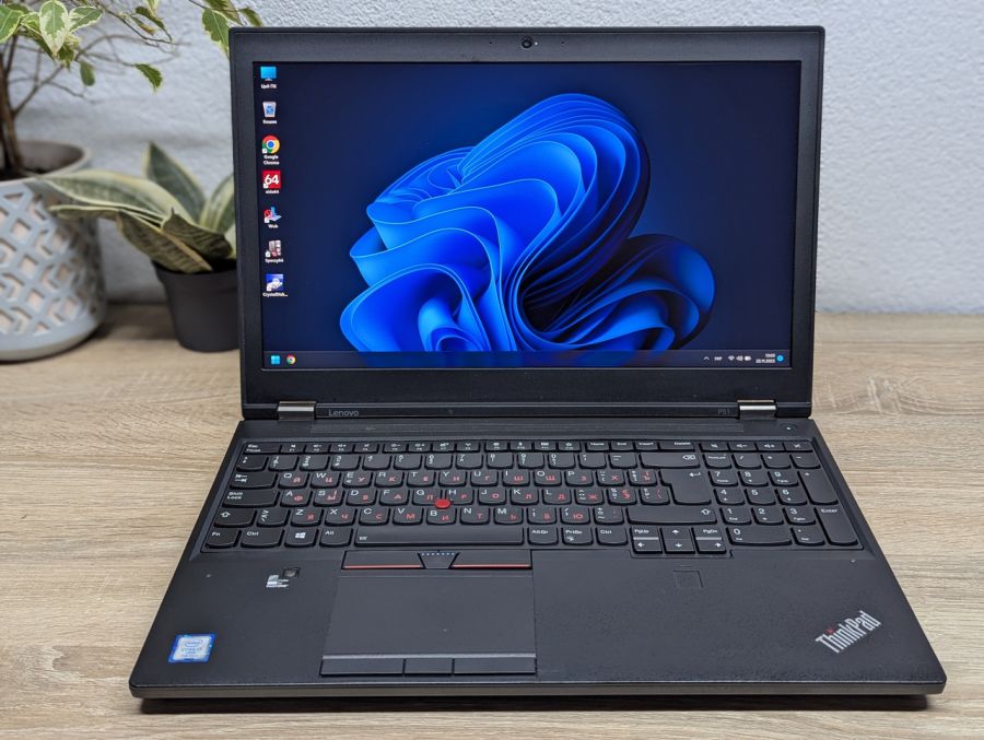 Ноутбук Б/В Lenovo P51, Intel Core i7-7820HQ, DDR4 32 GB, SSD 512GB, NVIDIA Quadro M2200 4Gb, 15.6" Full HD [ProductHub SKU L447]