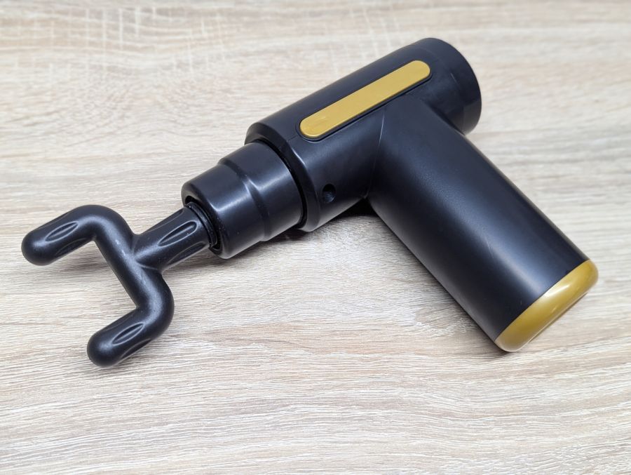 Новий Перкусійний масажер Massage Gun Black-JM02 [ProductHub SKU JM02(2)]