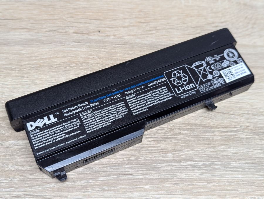 Б/В Оригінальна акумуляторна батарея Dell T116C [ProductHub SKU T116C-85]