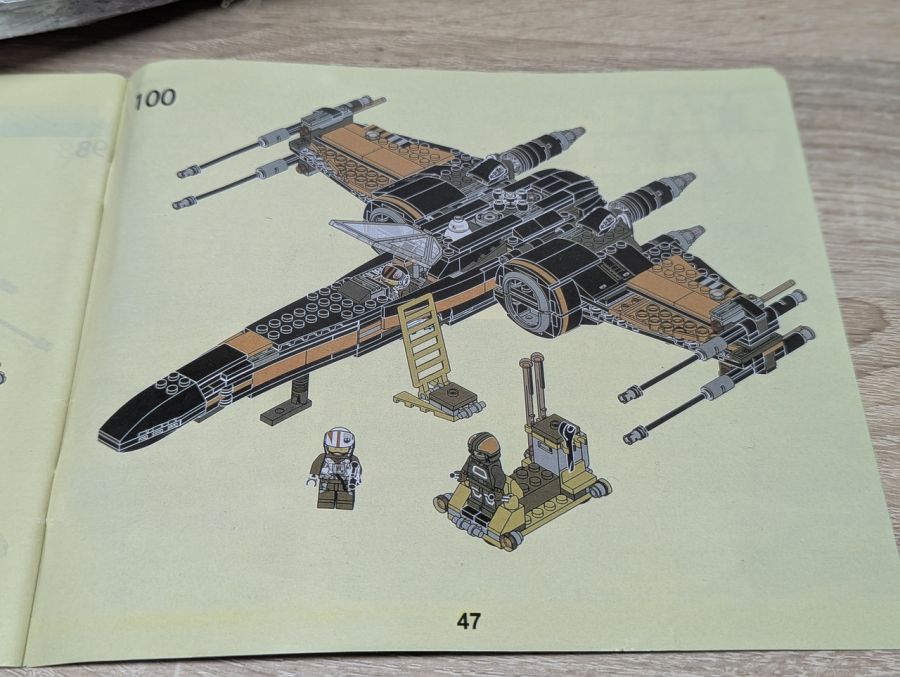 Новий Конструктор "Star Wart", Star Wars " Винищувач X-wing По Дамерона" [ProductHub SKU 75102(3)]