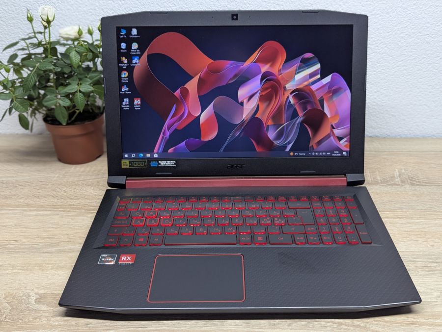 Ноутбук Б/В Acer Nitro AN515-42, AMD Ryzen 5 Mobile 2500U, DDR4 16 GB, SSD 256GB + 1 TB, AMD Radeon Vega, 15.6" Full HD [ProductHub SKU Acer172]