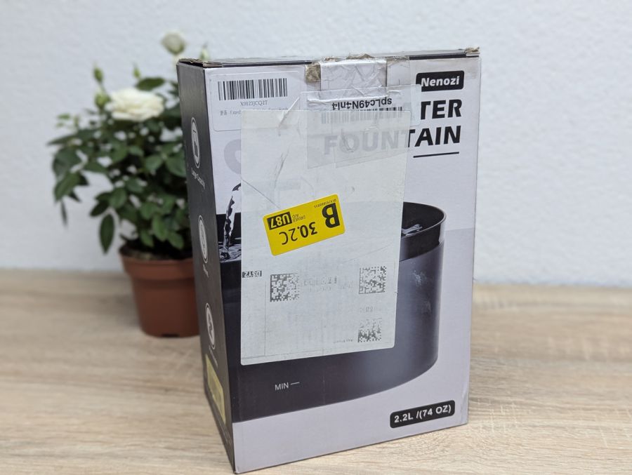 Новий Автоматична фонтан-поїлка Nenozi для котів та собак 2.2л [ProductHub SKU Nenozi(8)]