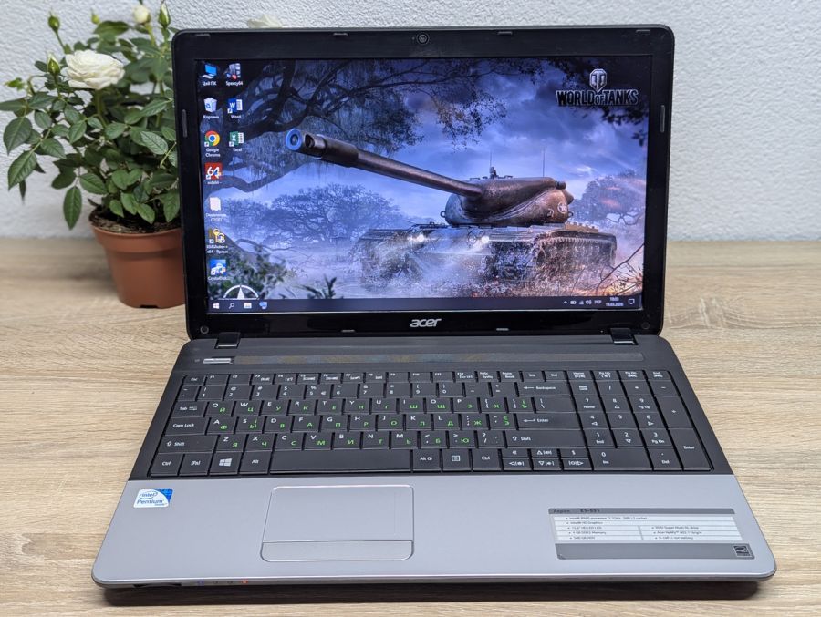 Ноутбук Б/В Acer Aspire E1-531, Intel Pentium B960, DDR3 8 GB, HDD 500GB, 15.6" HD [ProductHub SKU Acer175]